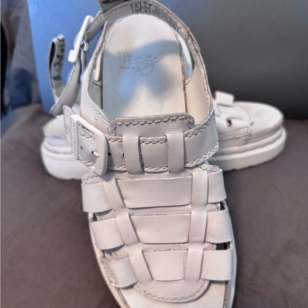 Dr. Martens  Women’s White Sandals